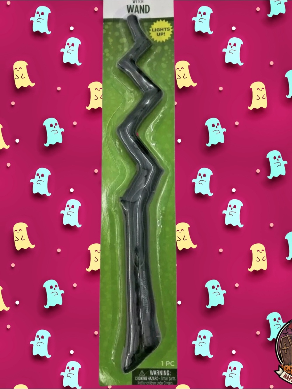 Amscan Wicked Witch Light Up Crooked Wand- 1 pc